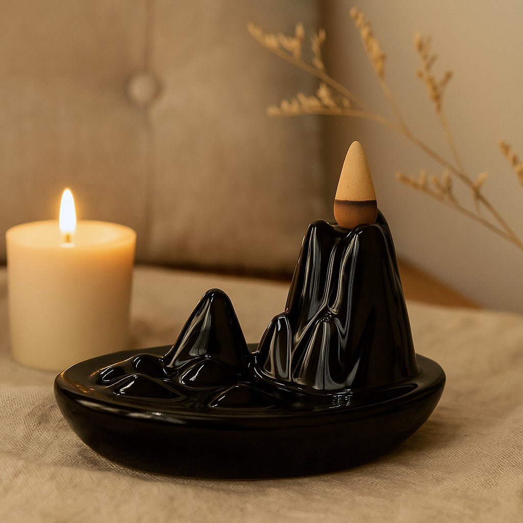 Backflow Waterfall Incense Burner - Mini Mountain - SHAMTAM.COM