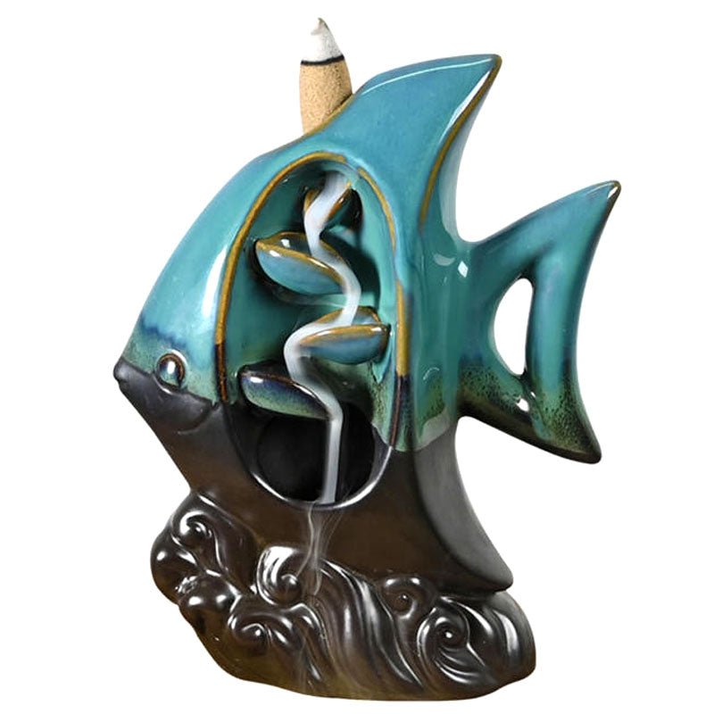 Backflow Incense Burner - Tropical Fish - SHAMTAM.COM