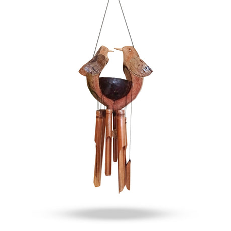 Bamboo Windchime - Natural finish - Husband & Wife - SHAMTAM.COM