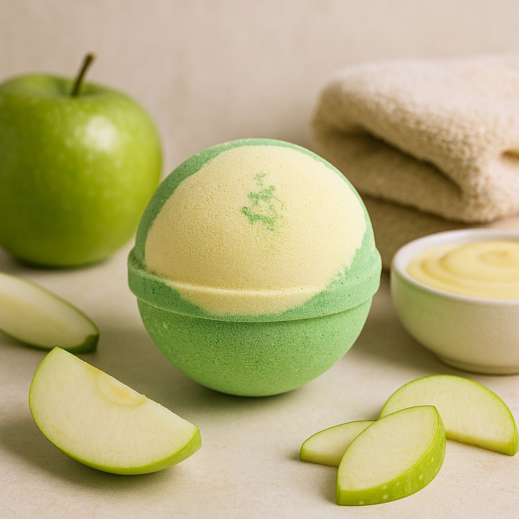 Bath Bomb Apple Pie Custard 180g - SHAMTAM.COM