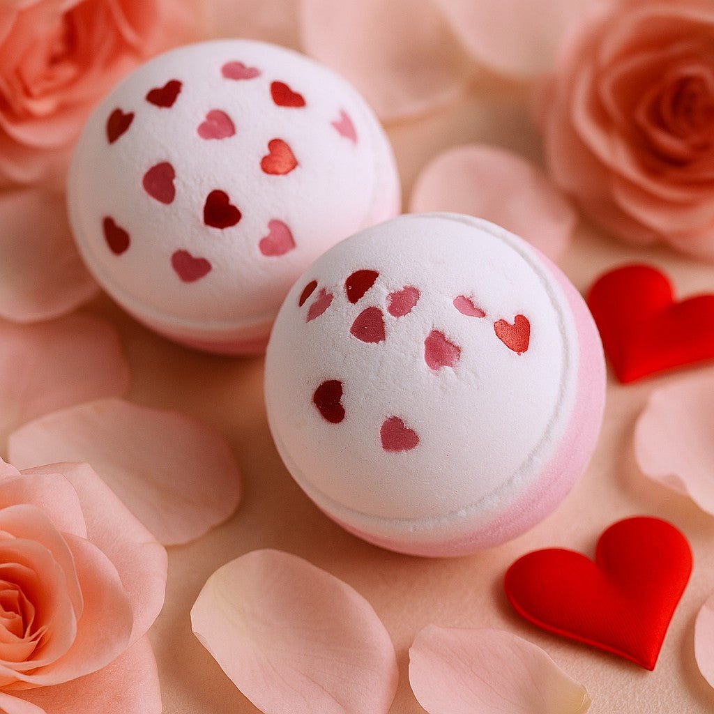 Bath Bomb - Wild Flowers Love Hearts - SHAMTAM.COM