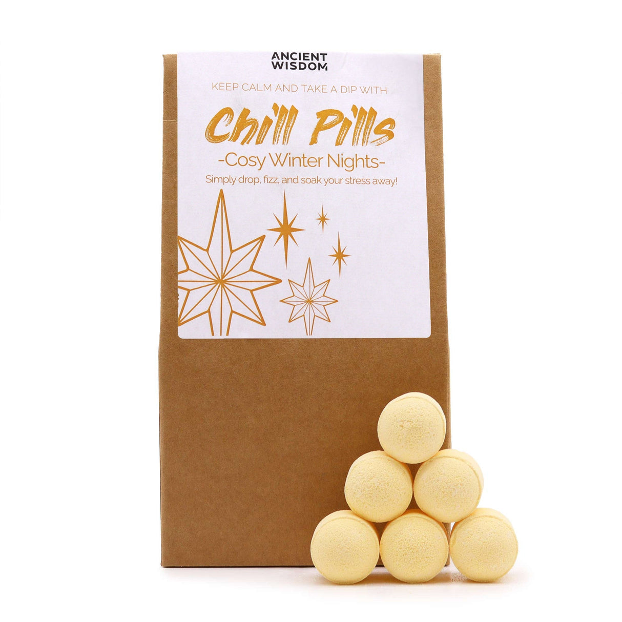 Bath Bombs Chill Pills Gift Pack 350g - Cosy Winter Nights - SHAMTAM.COM
