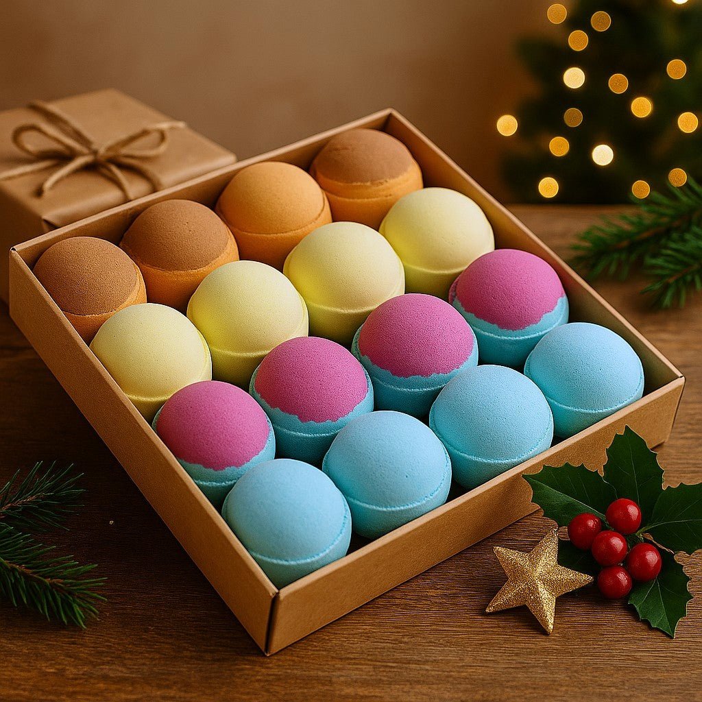 Bath Bombs Gift Set 4 Pack Shea Butter - SHAMTAM.COM