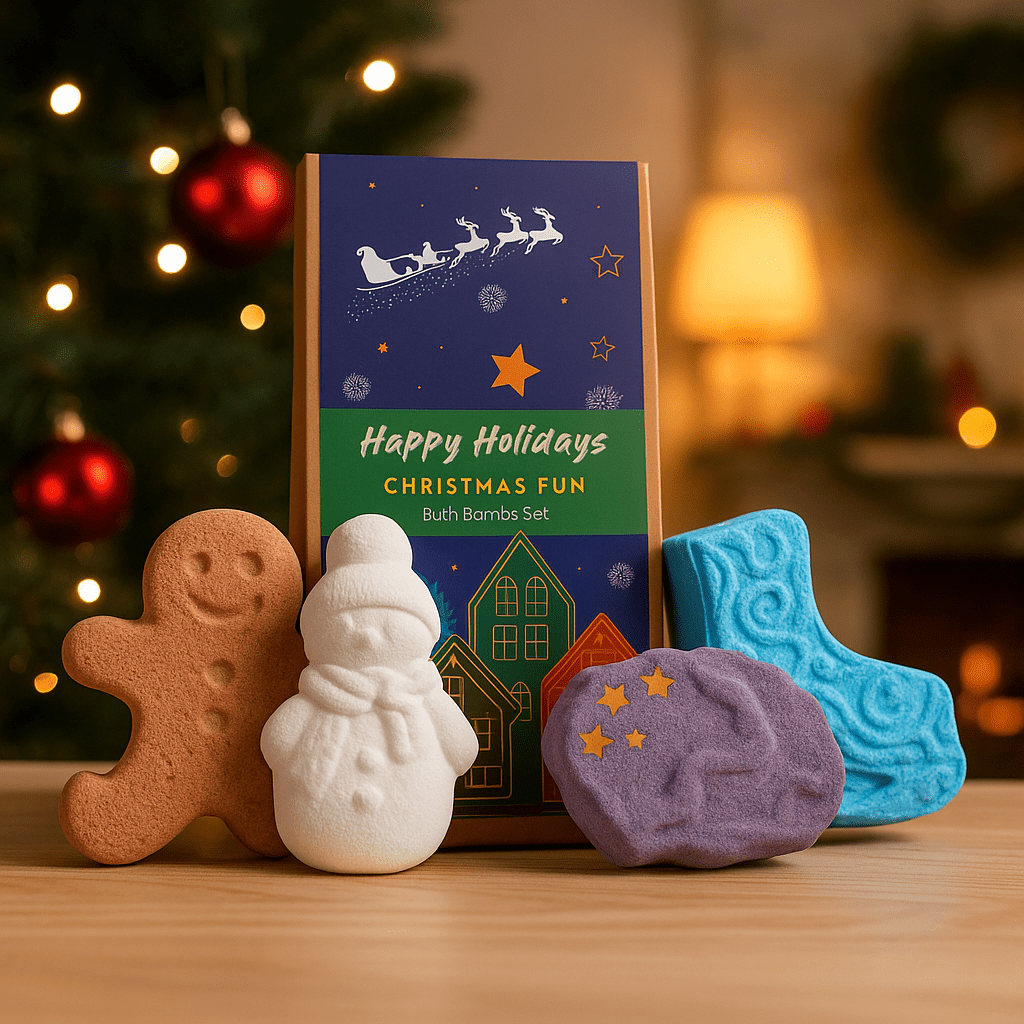 Bath Bombs Gift Set Christmas 4 Pack - SHAMTAM.COM