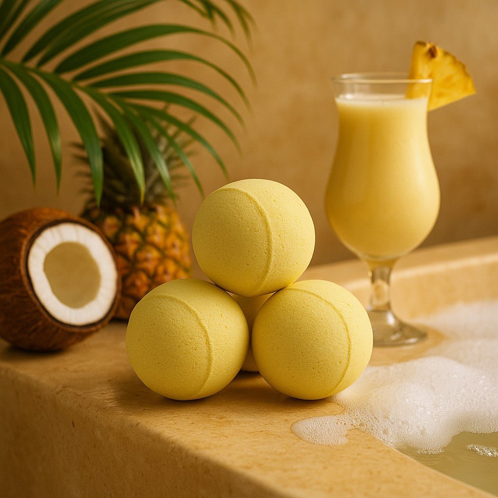 Bath Bombs Pina Colada 10 Pack - SHAMTAM.COM
