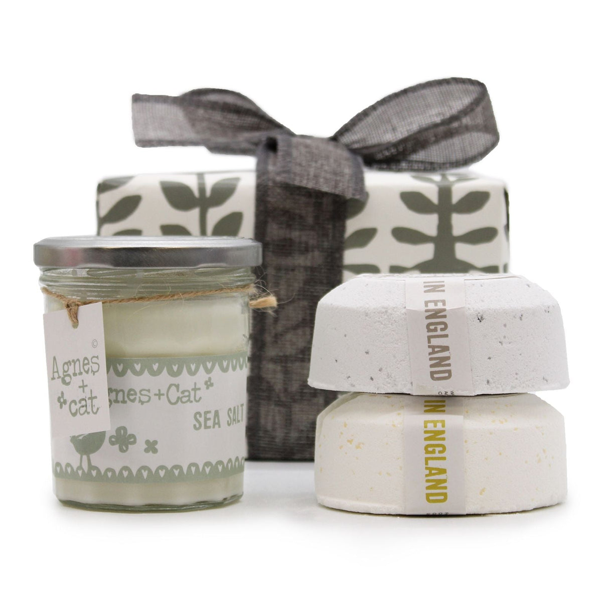 Bath Fizzers and Candle Gift Set, 3 - Piece - SHAMTAM.COM