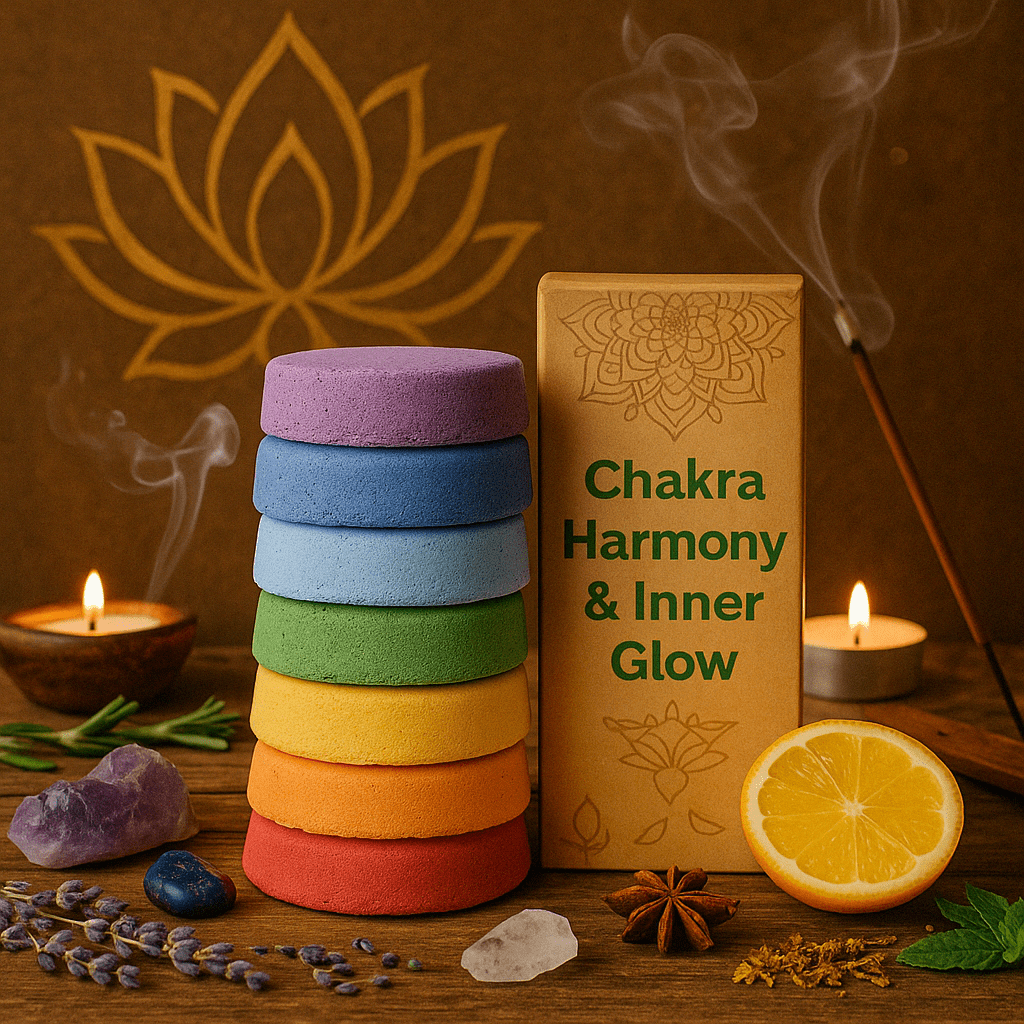 Bath Fizz Chakra - Chakra Harmony & Inner Glow - SHAMTAM.COM