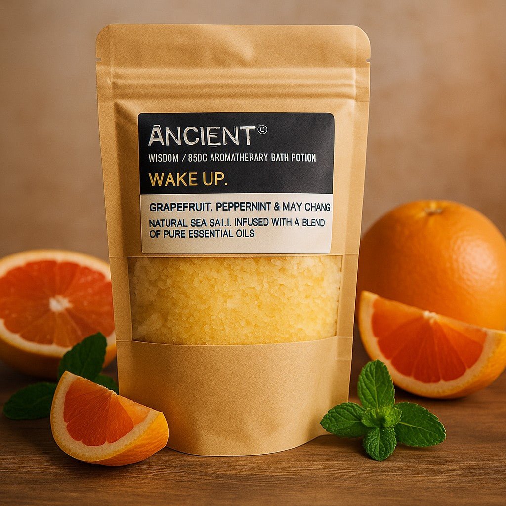 Bath Salts Aromatherapy Wake Up Grapefruit Peppermint 350g - SHAMTAM.COM