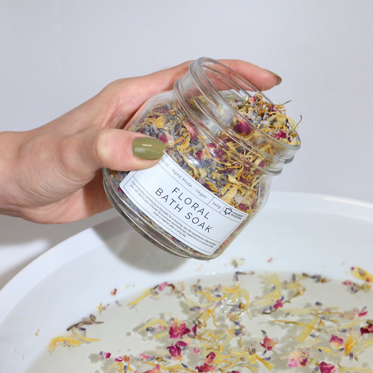 Floral Bath Soak - Natural - 140g - SHAMTAM.COM
