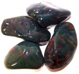 Bloodstone Tumbled Stones 24 Pack Large B Grade - SHAMTAM.COM