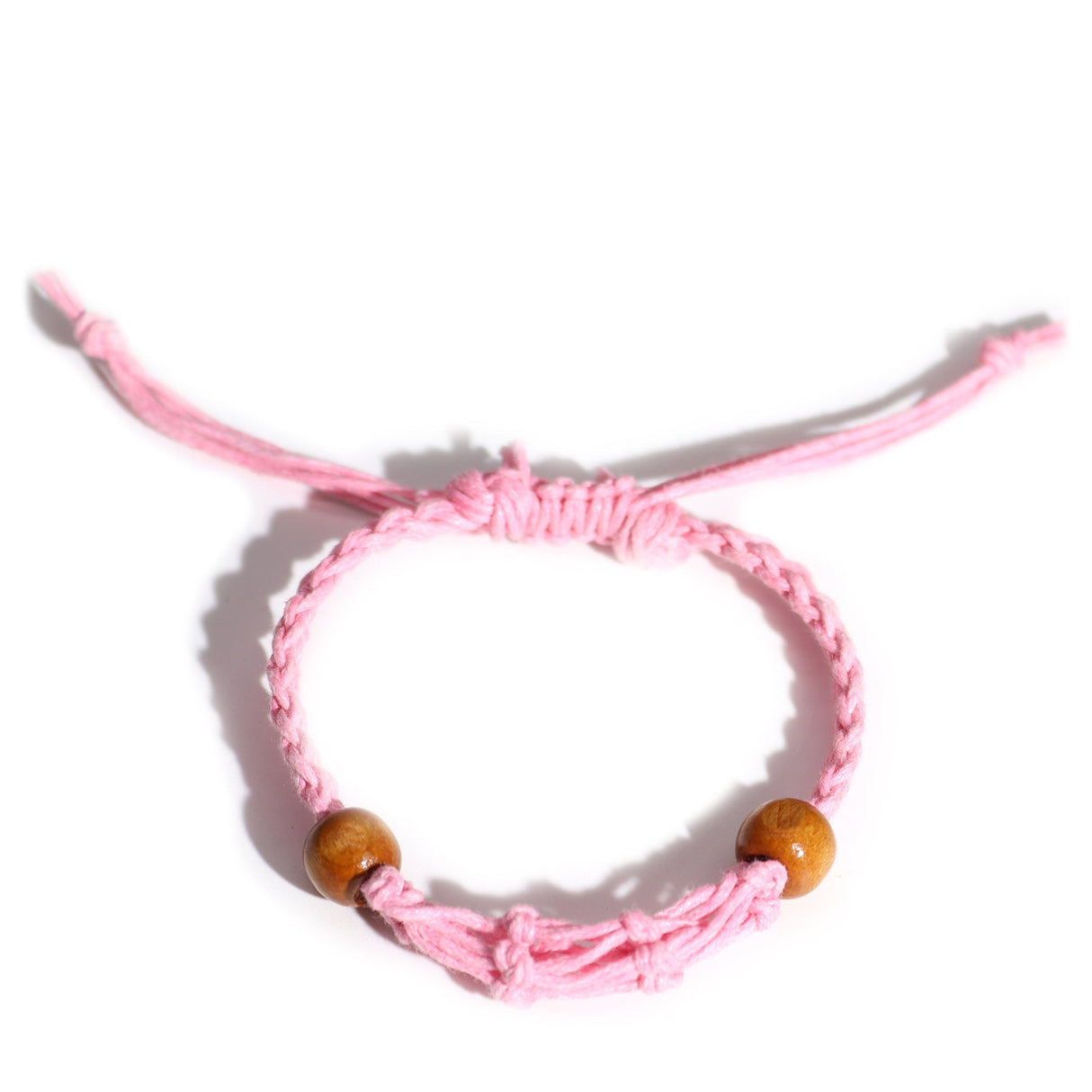 Gemstone Bracelet Cord - Pink - SHAMTAM.COM