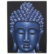 Buddha Painting - Blue Sand Finish - SHAMTAM.COM