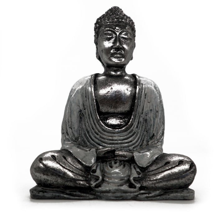 White & Grey Buddha - Medium - SHAMTAM.COM