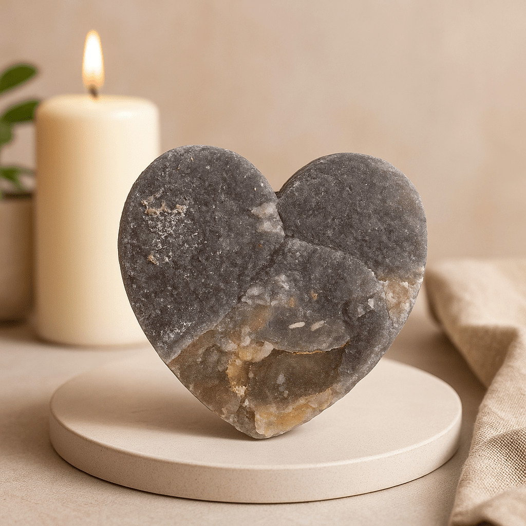 Calcite Heart Large Natural Crystal - SHAMTAM.COM