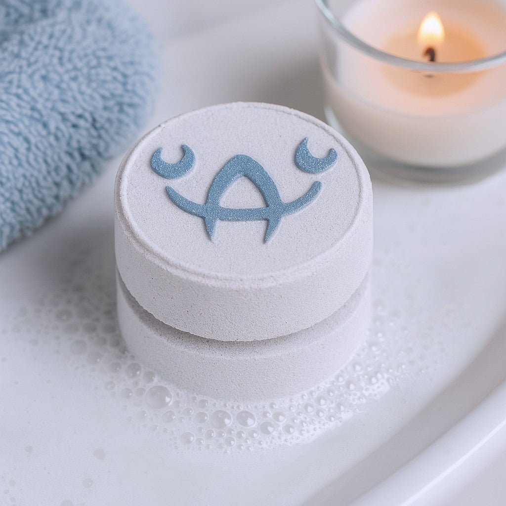 Cancer Zodiac Bath Fizzers, Set of 2 - SHAMTAM.COM