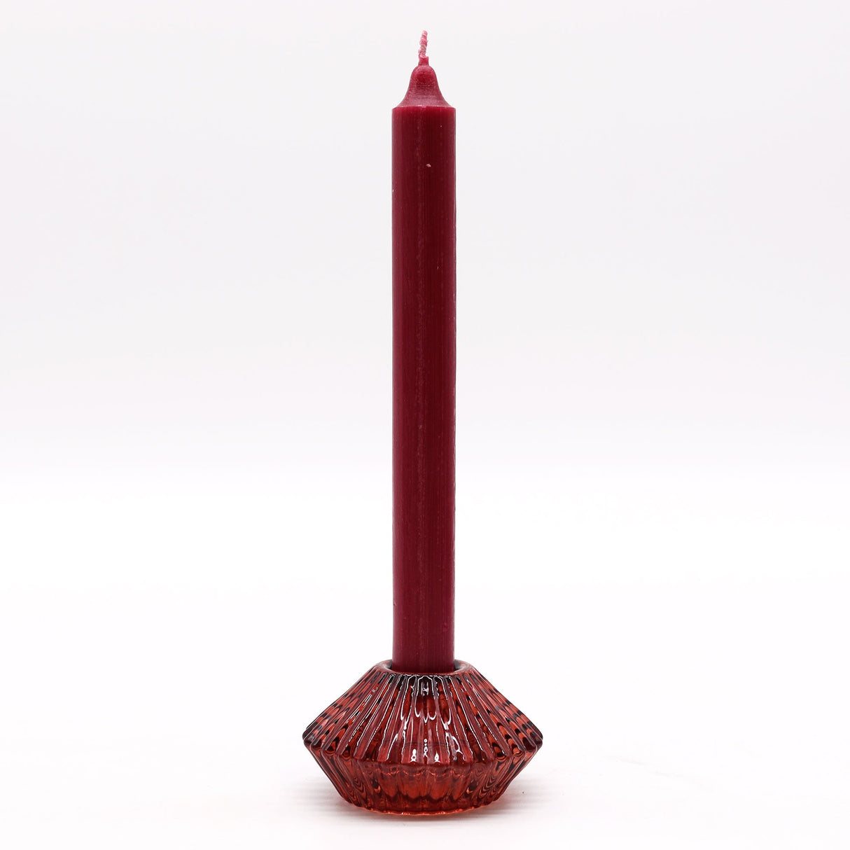 Flower Flip Dinner Candle / Tealight Holder - Vampire Red (2 pcs) - SHAMTAM.COM