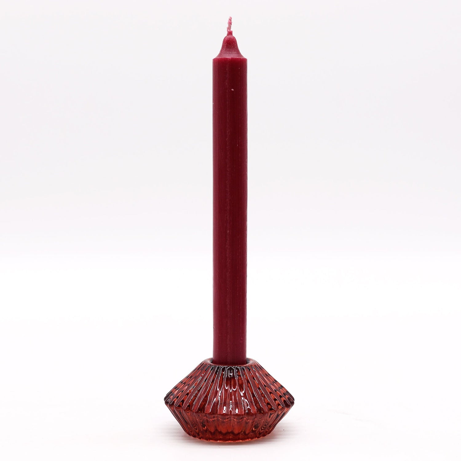 Flower Flip Dinner Candle / Tealight Holder - Vampire Red (2 pcs) - SHAMTAM.COM