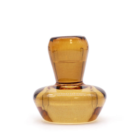 Mushroom Flip Dinner Candle / Tealight Holder - Antique Amber (2 pcs) - SHAMTAM.COM