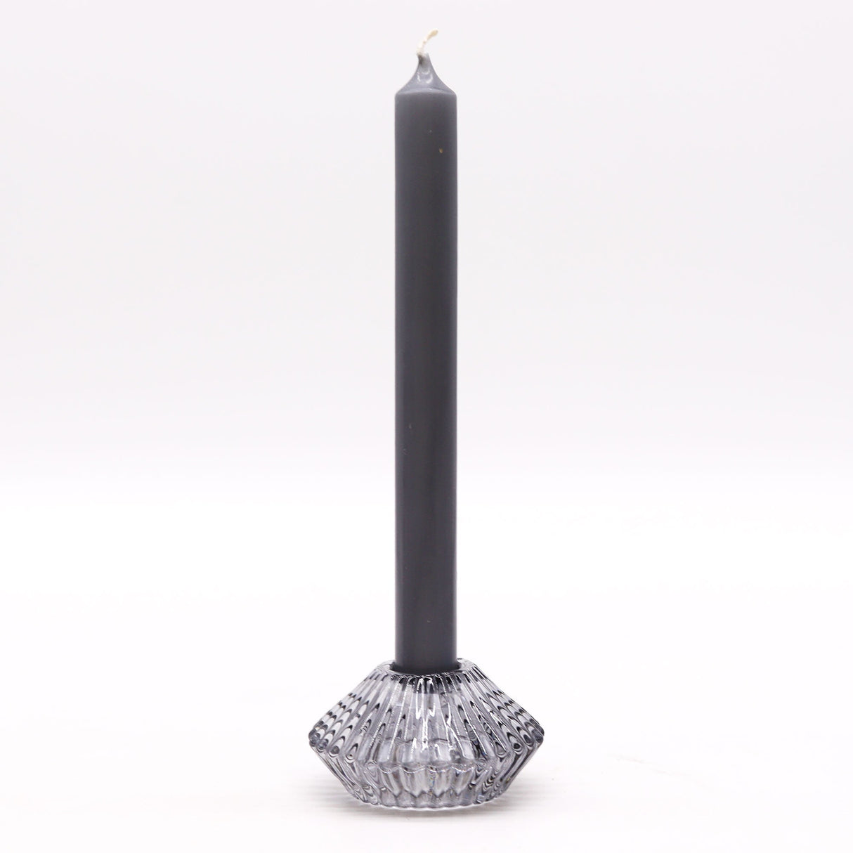 Flower Flip Dinner Candle / Tealight Holder - Midnight Grey (2 pcs) - SHAMTAM.COM