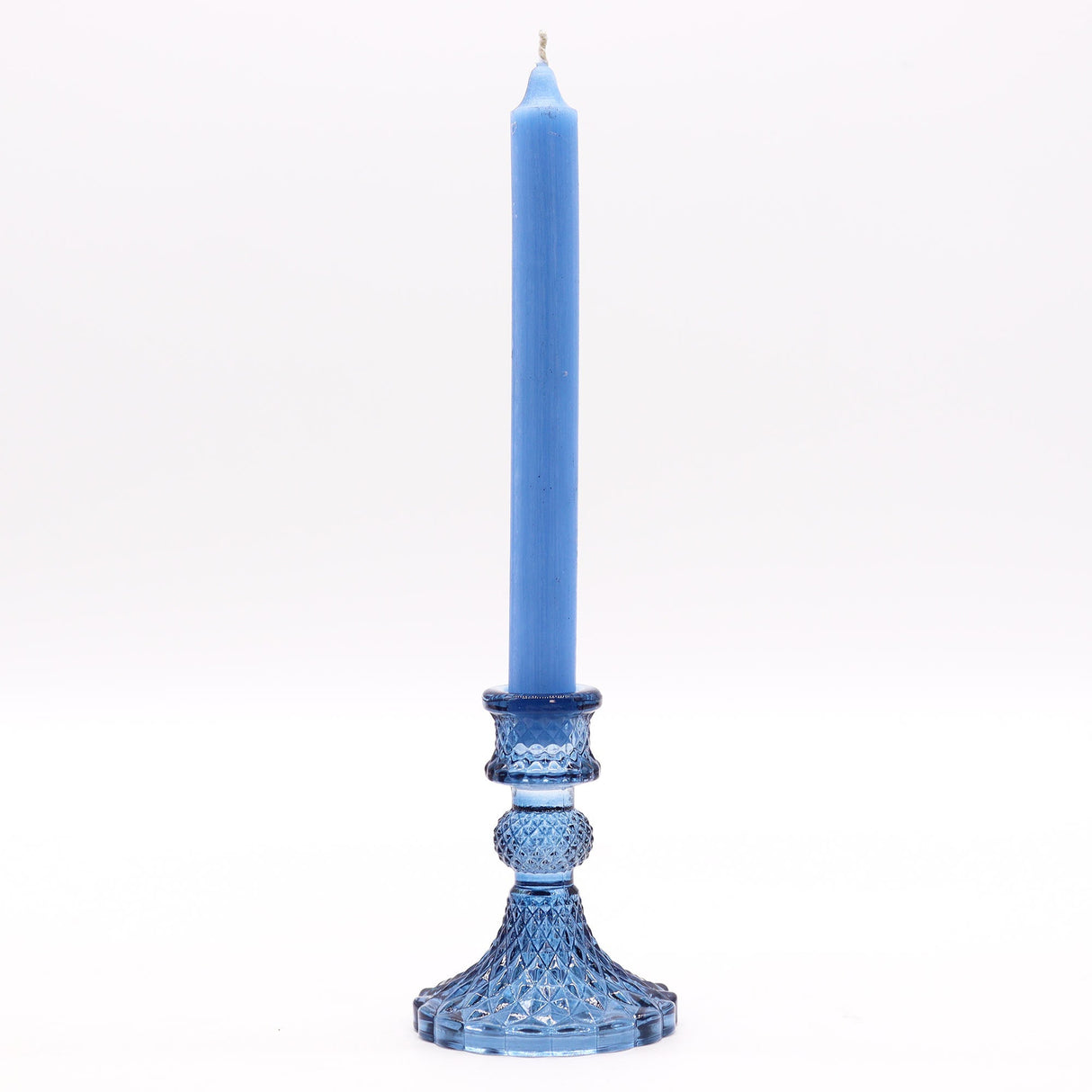 Vintage Dinner Candle Holder - Royal Blue (2 pcs) - SHAMTAM.COM