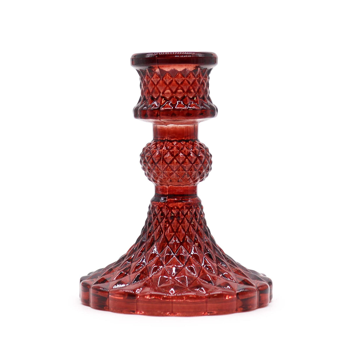 Vintage Dinner Candle Holder - Vampire Red (2 pcs) - SHAMTAM.COM