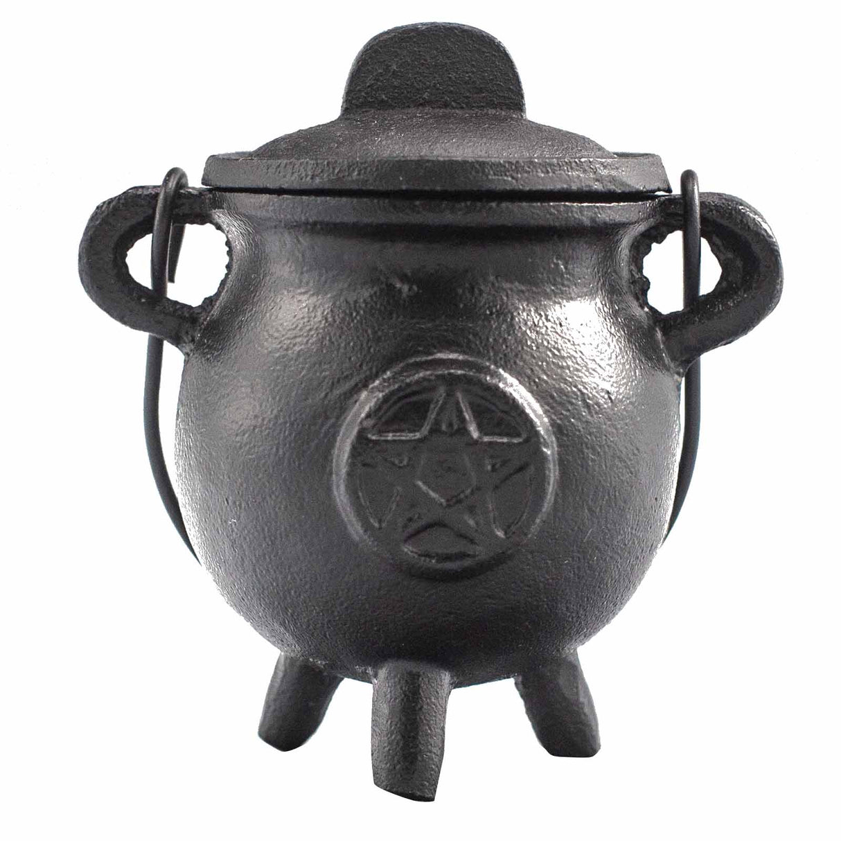 Cast Iron Cauldron with Pentagon 6.5x13cm - SHAMTAM.COM