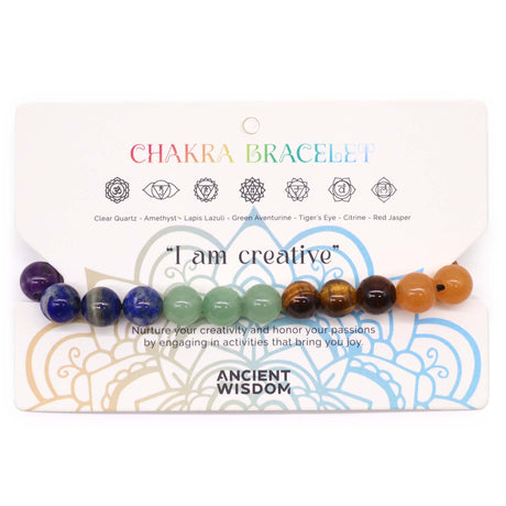 Chakra String Bracelet - 21 Stones - SHAMTAM.COM