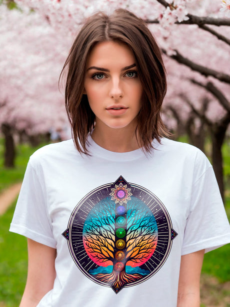 Chakras Tree t-shirt Unisex - SHAMTAM.COM