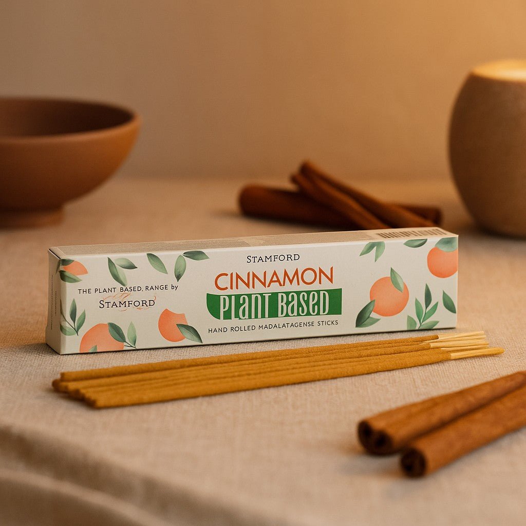 Cinnamon Incense Sticks Masala Plant Based - SHAMTAM.COM
