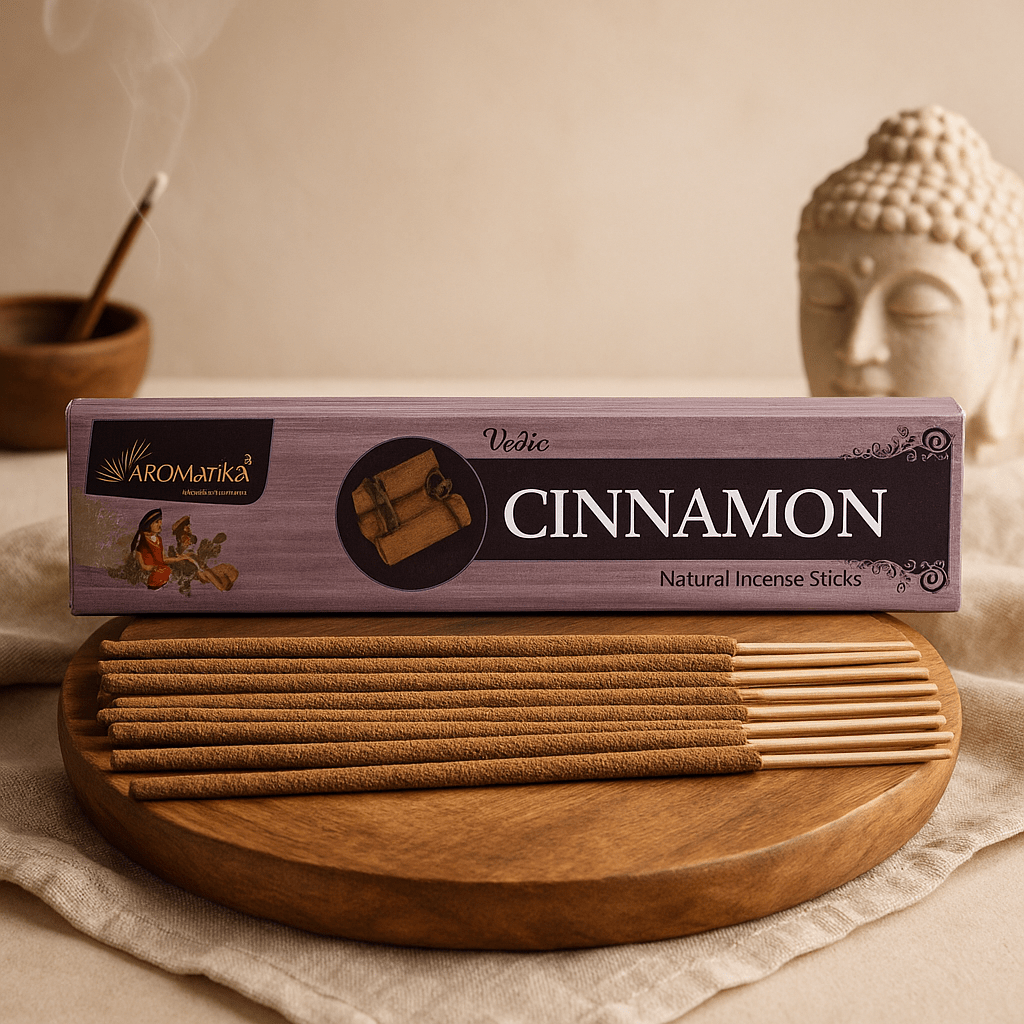 Cinnamon Masala Incense Sticks 12 Count - Vedic - SHAMTAM.COM