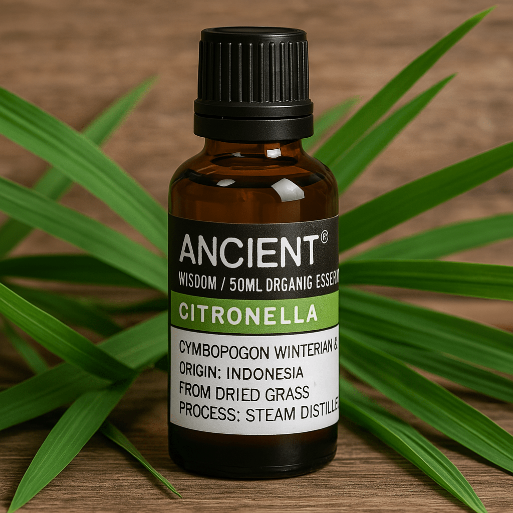 Citronella Essential Oil Organic 50ml - SHAMTAM.COM