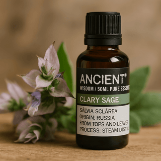 Clary Sage Essential Oil Steam Distilled 50ml