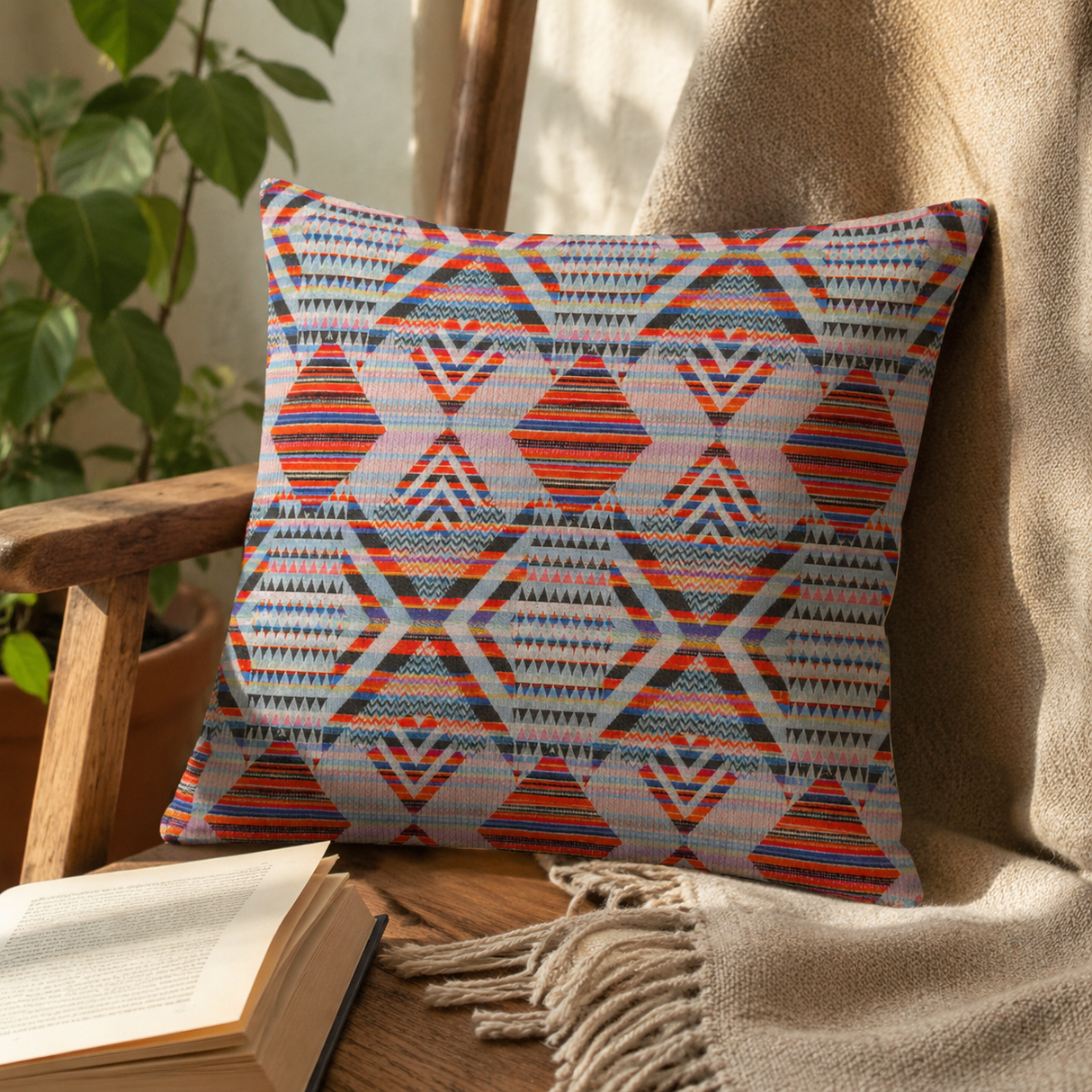 Classic Cushion Cover - Urban Tribal - 45 × 45 cm