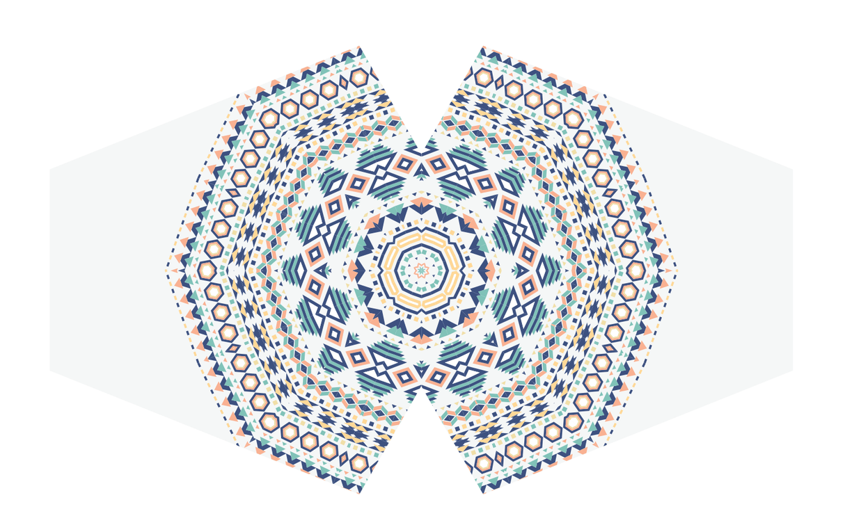 Fashion Face Mask - Aztec Tribal (Adult) - SHAMTAM.COM