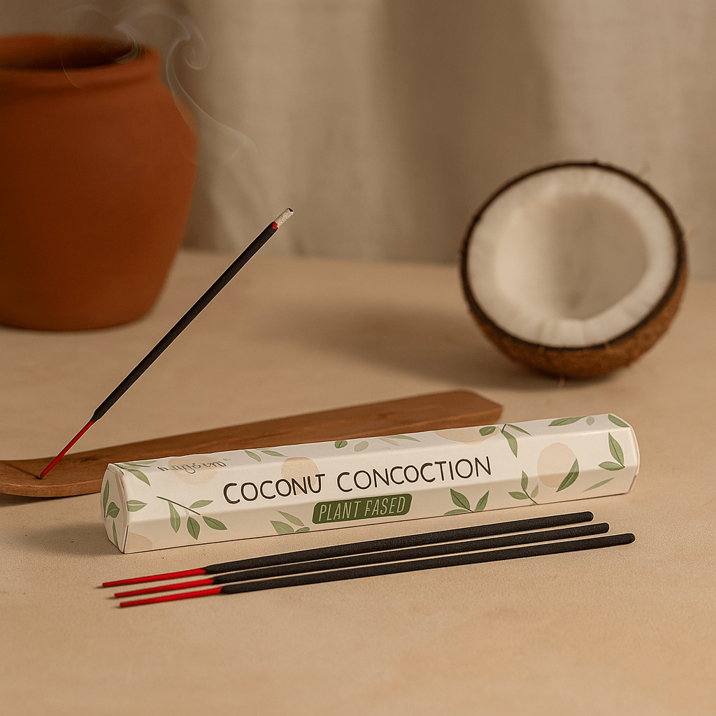 Coconut Incense Sticks Plant Based Stamford - SHAMTAM.COM