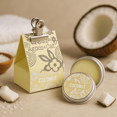 Coconut Lip Balm, Vegan - SHAMTAM.COM
