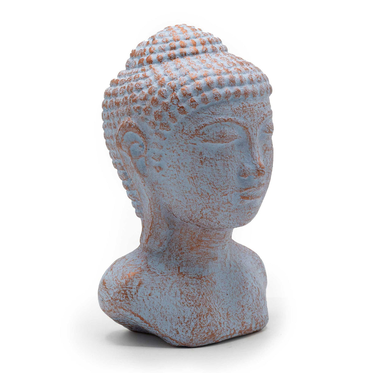 Tranquility Buddha Head - Blue Copper - SHAMTAM.COM