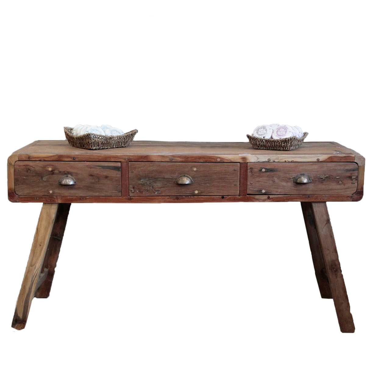 Console Table - Recycled Wood - 150x50x80cm - SHAMTAM.COM