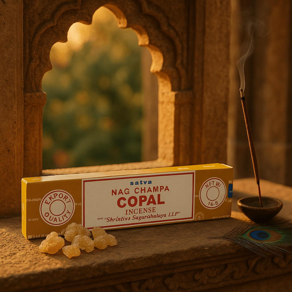 Satya Copal Incense Sticks 15g - Hand Rolled Aromatic Bliss with 30 - Minute Burn Time - SHAMTAM.COM