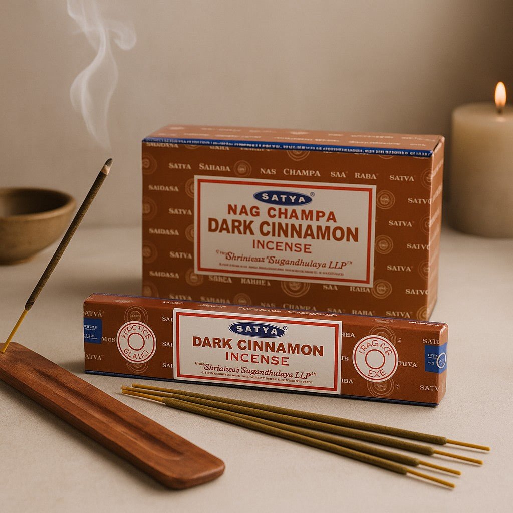 Dark Cinnamon Incense Sticks 15g Satya - SHAMTAM.COM