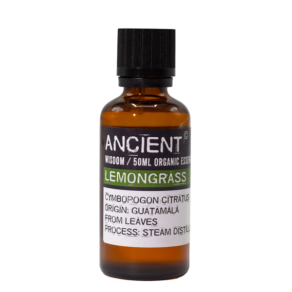 Ekologisk citrongräs eterisk olja ångdestillerad 50ml