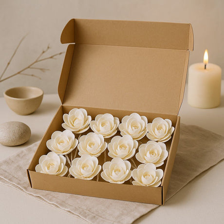 Diffuser Flowers Sola Lotus On String 12 Pack - SHAMTAM.COM