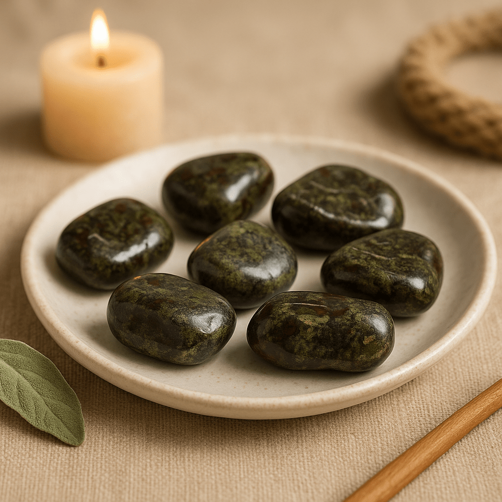 Dragon Stone Tumbled Stones Large African 6 Pieces - SHAMTAM.COM