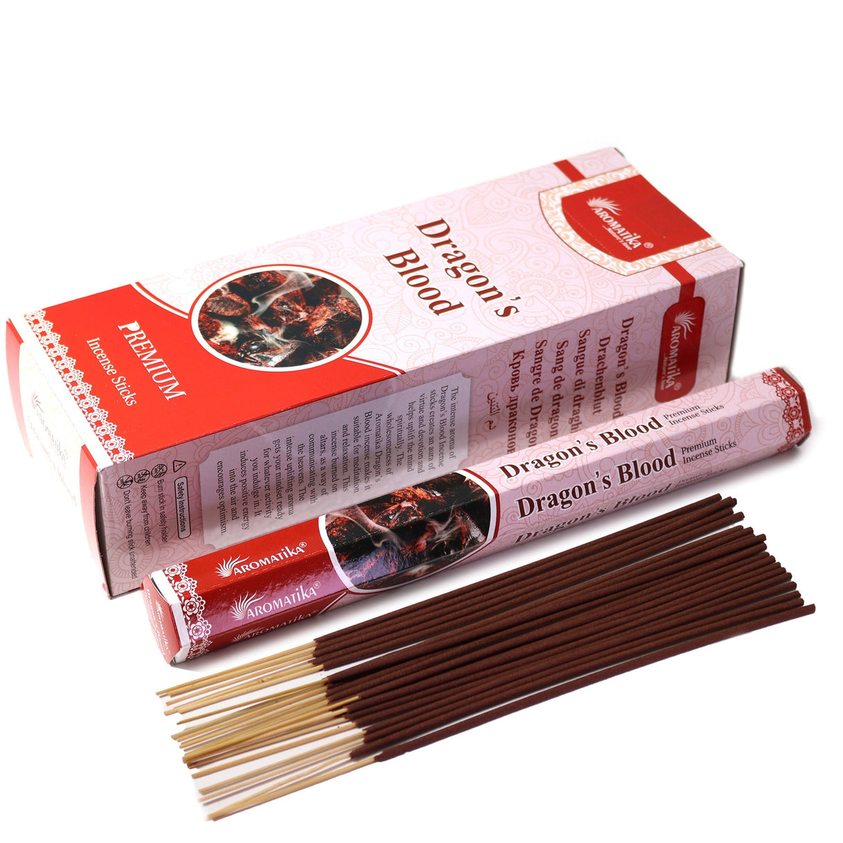 Aromatika Charcoal Free Hex Incense - Dragons Blood - SHAMTAM.COM