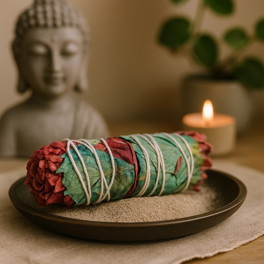 Dragons Blood Sage Smudge Stick 10cm - SHAMTAM.COM