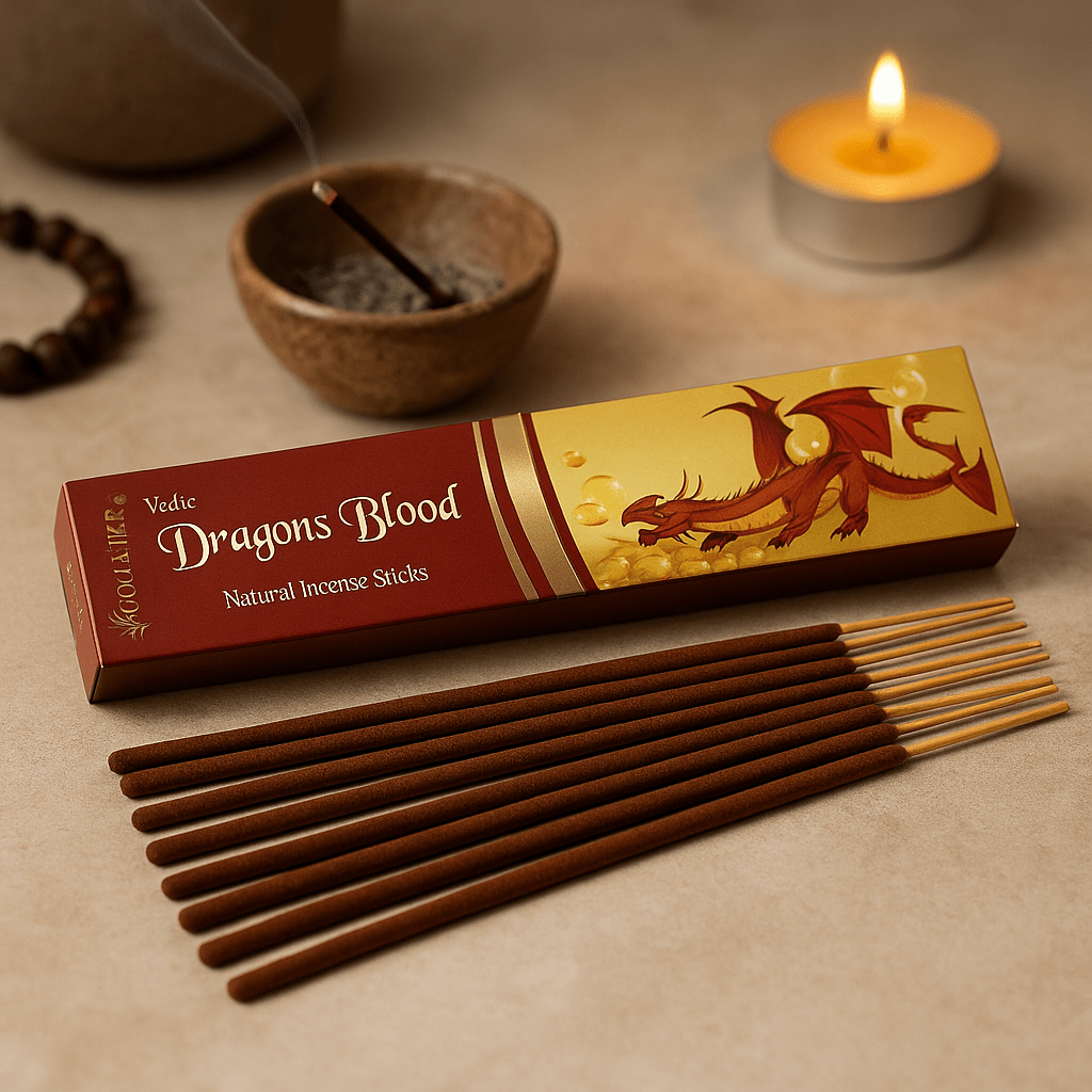 Dragon's Blood Vedic Incense Sticks, 12 Sticks - SHAMTAM.COM