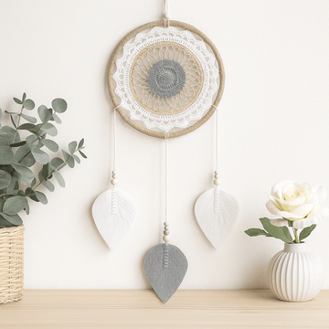 Dream Catcher Brown No Feathers Handmade In Bali - SHAMTAM.COM