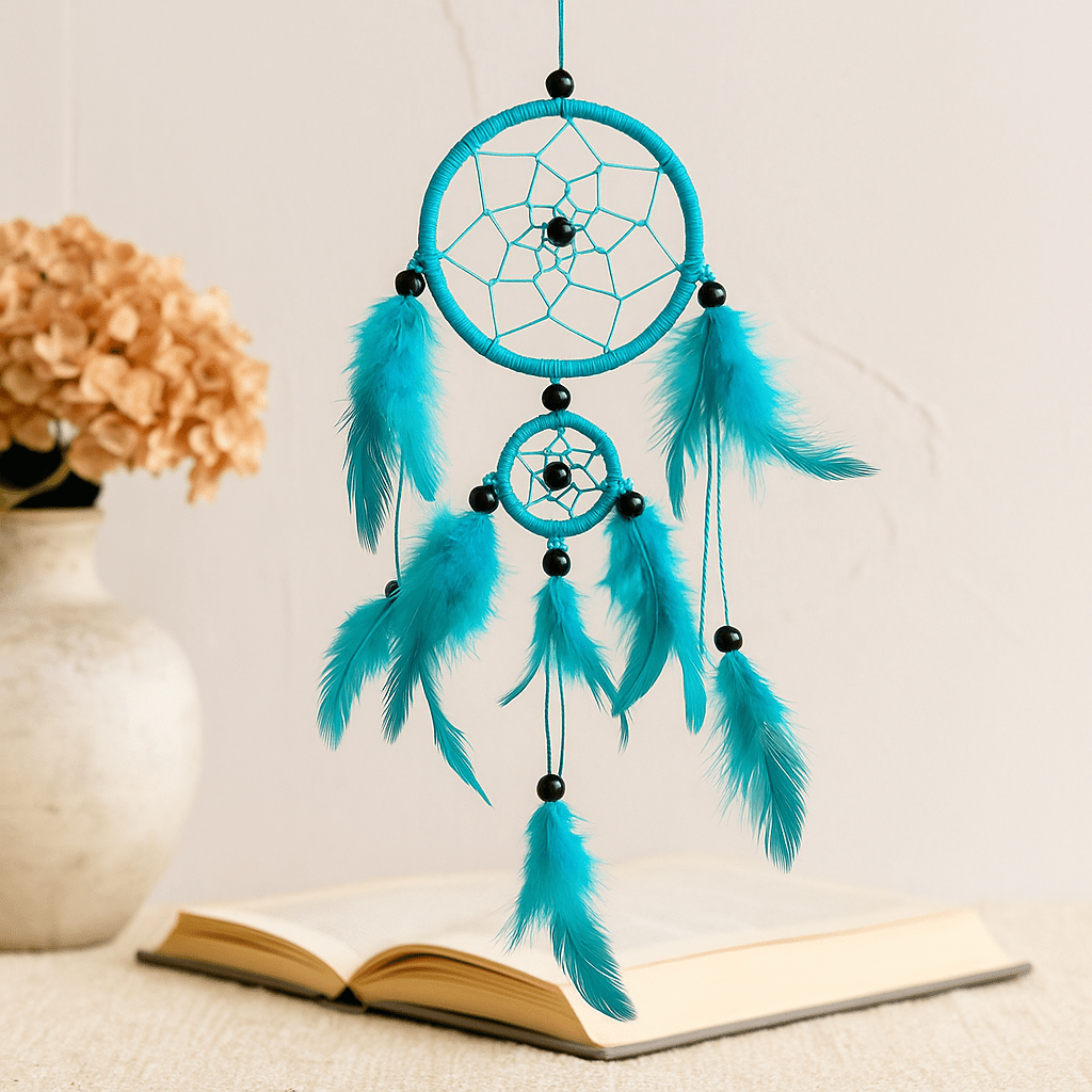 Dream Catcher Turquoise Pink Purple 6 - Pack Bali - SHAMTAM.COM