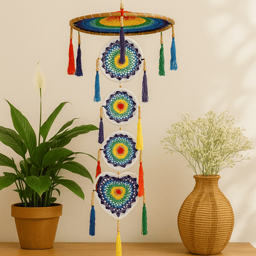 Dreamcatcher Rainbow Wall Hanging 140cm - SHAMTAM.COM