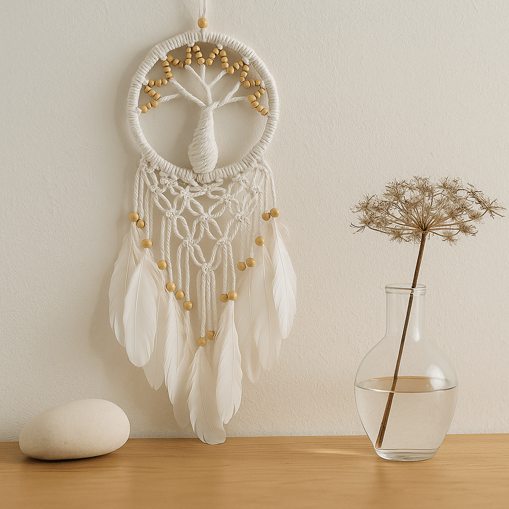 Dreamcatcher Tree of Life Macrame, 16cm - SHAMTAM.COM